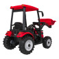 MEGA traktorius D68 transporto priemonė su priekaba Raudona