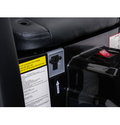 Vaikiškas elektrinis traktorius su priekaba MEGA D68, Raudonas