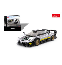 Automobilis 1:28 Pagani Zonda R blokai balti RASTAR
