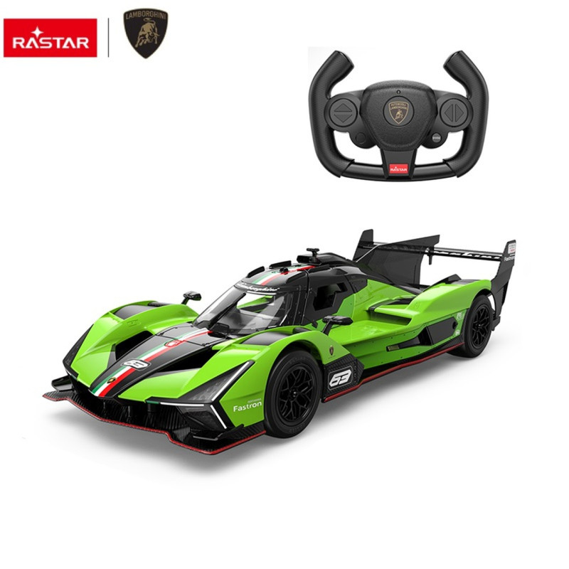 R/C automobilis 1:14 Lamborghini SC63 Green RASTAR