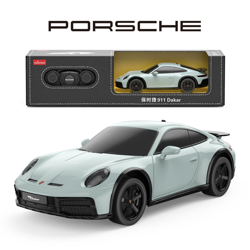 R/C automobilis 1:24 Porsche 911 Dakar Mint RASTAR