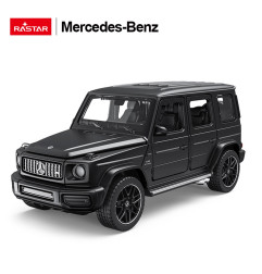 Metalinis automobilis 1/32 Mercedes-Benz AMG G63 su garsu Juodas RASTAR