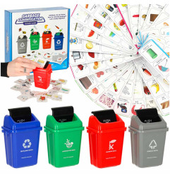 Mokomasis žaidimas atliekų rūšiavimas EKO + 108 kortelės