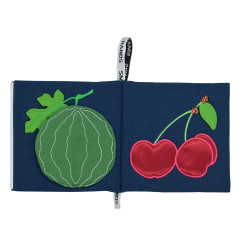 Montessori minkšta kūdikių sensorinė knyga egzotiniai vaisiai