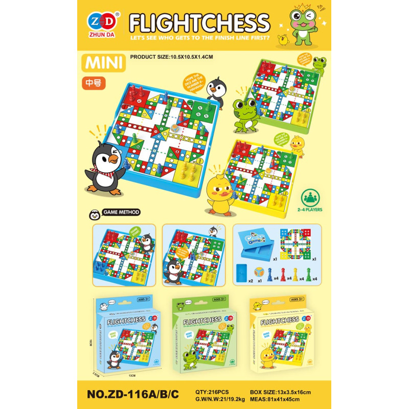 LUDO MINI ančių stalo žaidimas