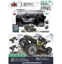 RC vikšrinis automobilis STUNT Racing pilkos spalvos 1:8