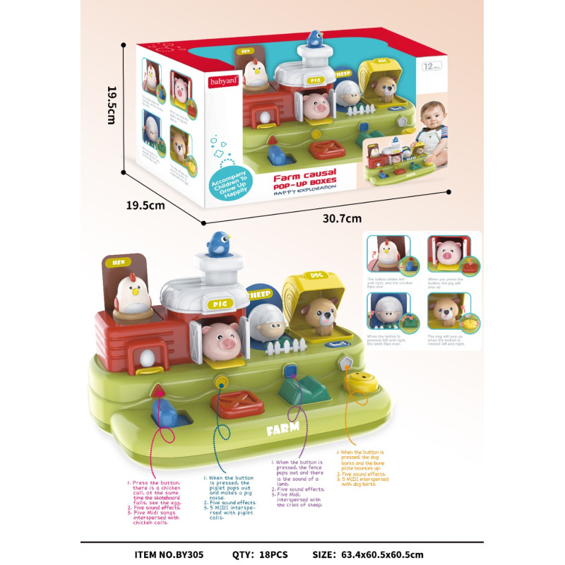 "Pop-up" gyvūnai patiems mažiausiems