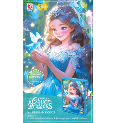 Dėlionių rinkinys 100 vnt. Mėlyna fėja