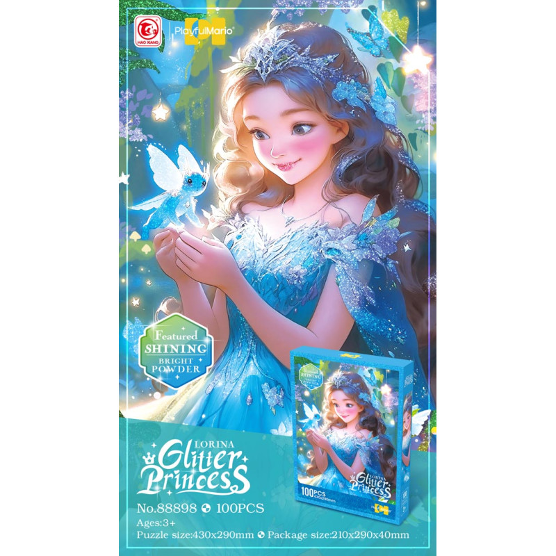 Dėlionių rinkinys 100 vnt. Mėlyna fėja