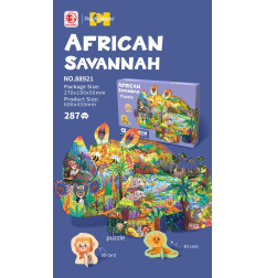 Dėlionė puzzle safaris 287 detalės