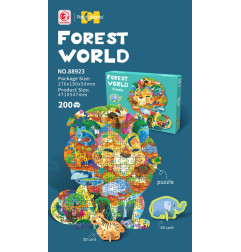 Dėlionė puzzle Safaris 200 detalių