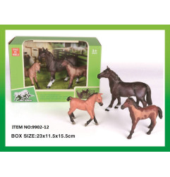 Žirgų figūrėlių rinkinys žaidimams