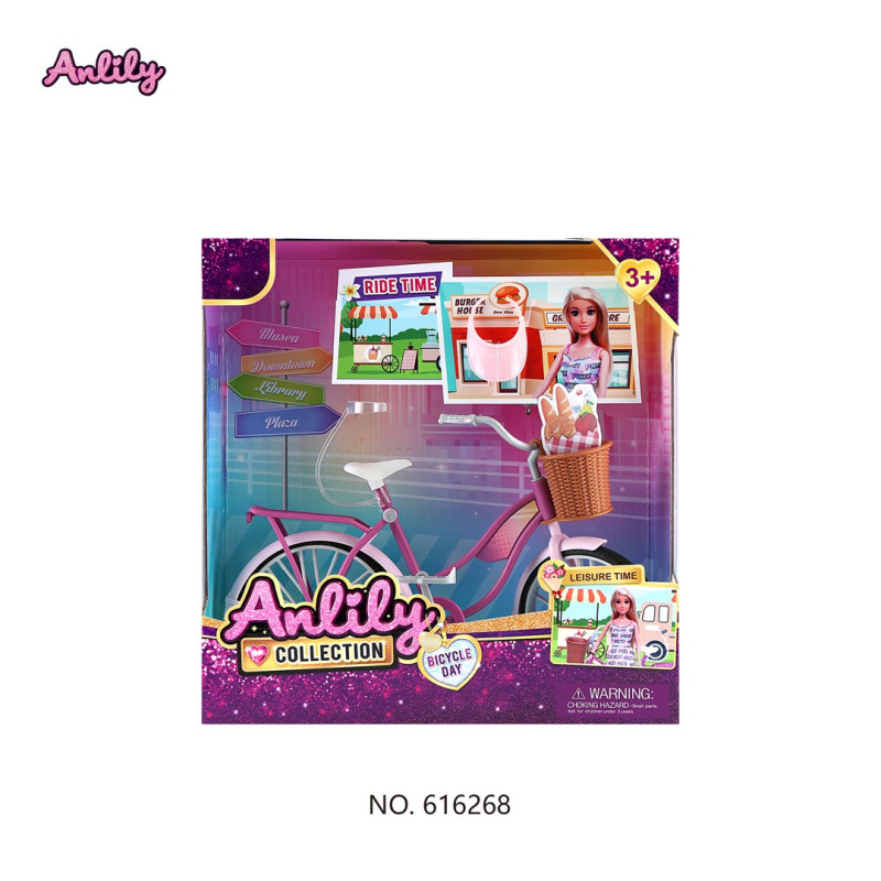 Lėlių priedai Dviratis