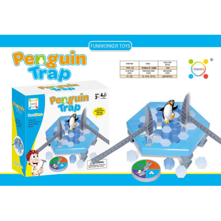 Stalo žaidimas Pingvinai ant ledo