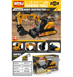 Ekskavatorius su garso ir šviesos funkcija 1:18