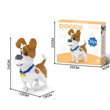 1930 vnt. "Jack Russell" statybinių kaladėlių rinkinys