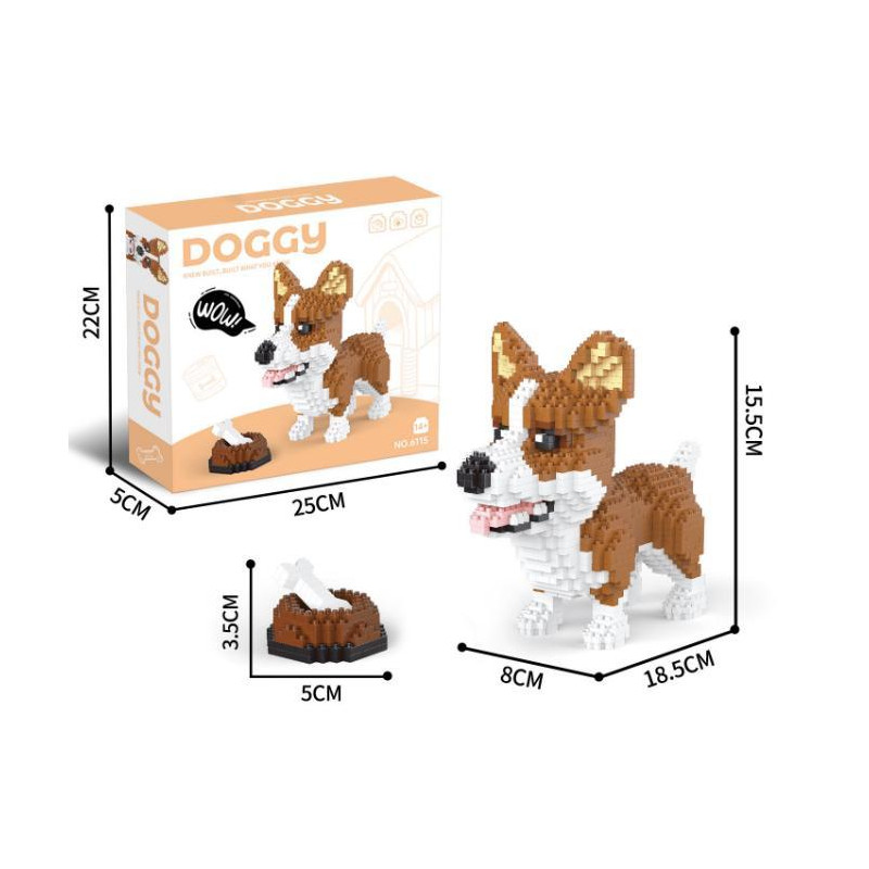 Konstruktorius "Welsh Corgi" 1200 d.