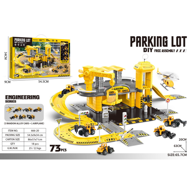 Automobilių stovėjimo aikštelė Statybvietė + priedai