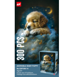 300 dėlionių rinkinys "Šuo debesyse