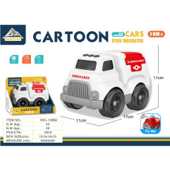 Greitosios pagalbos automobilis su šviesų ir garsų funkcija