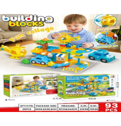 Policijos nuovados didelių plytų rinkinys 93 vnt.