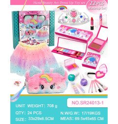 Makiažo rinkinys + vaivorykštinė suknelė