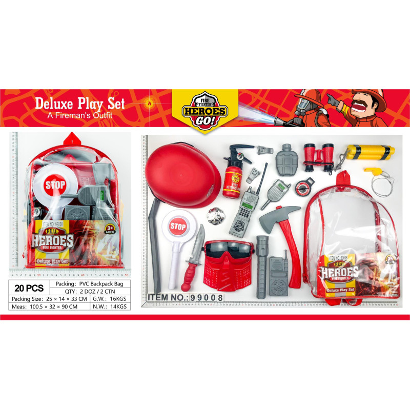 MEGA gaisrininko rinkinys