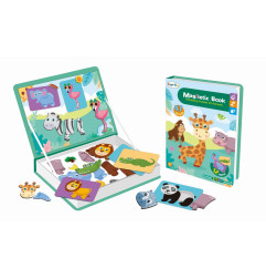 Magnetinė gyvūnų dėlionė dėkle