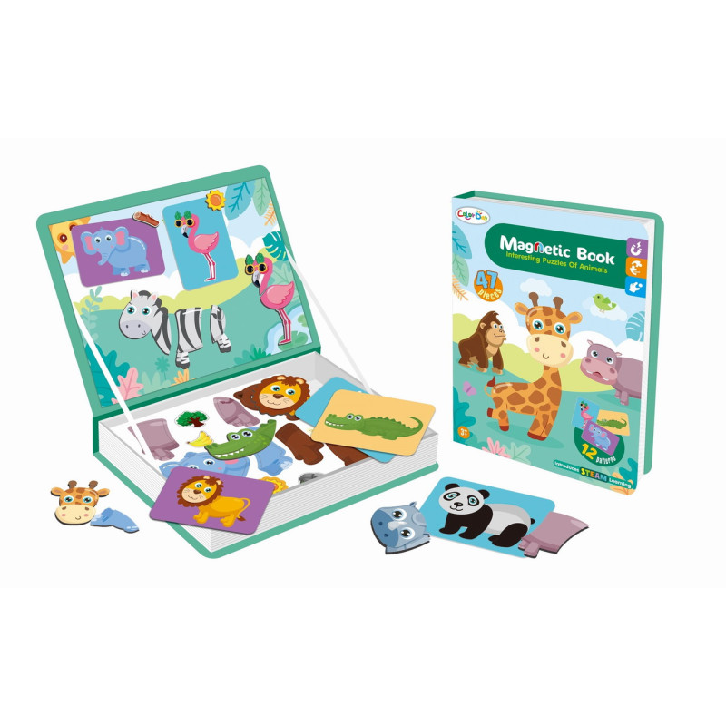 Magnetinės knygos gyvūnai