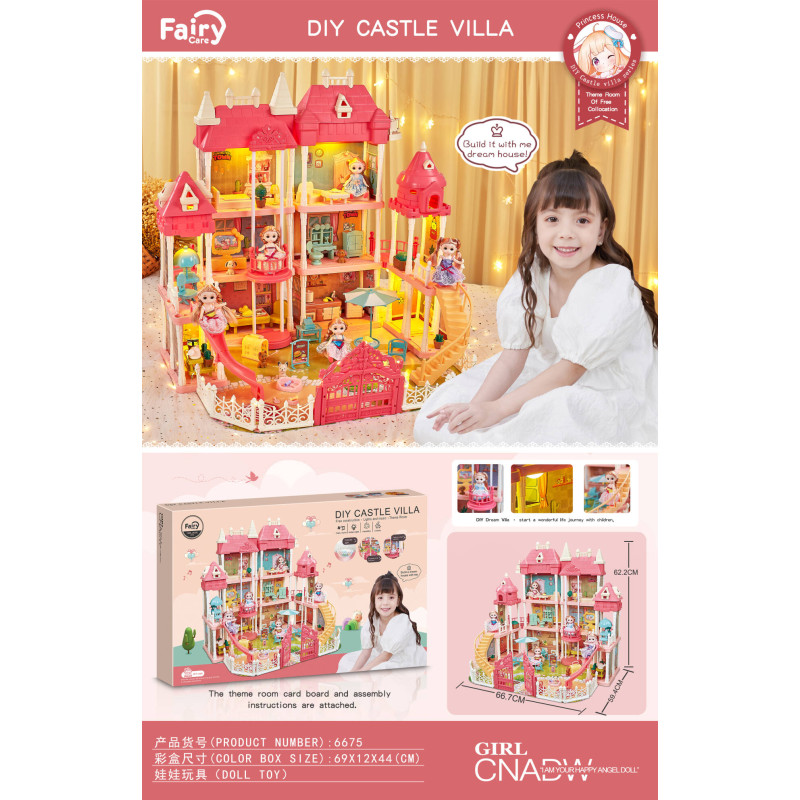 MEGA lėlių namelis ir priedai