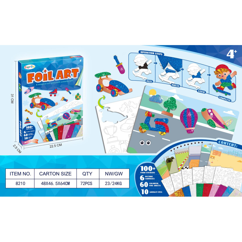 Transporto priemonių ir priedų koliažas