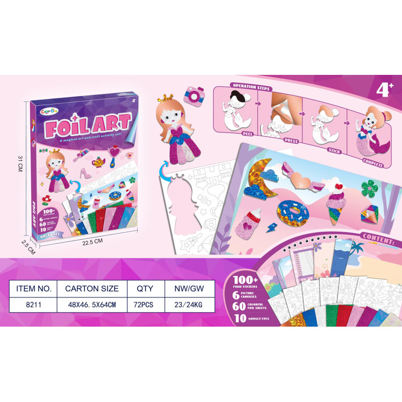 Princesių koliažas + priedai