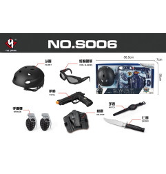 Policininko rinkinys juodas