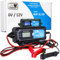 AKUMULIATORIŲ PAKROVĖJAS SU LCD EKRANU 6V I 12V