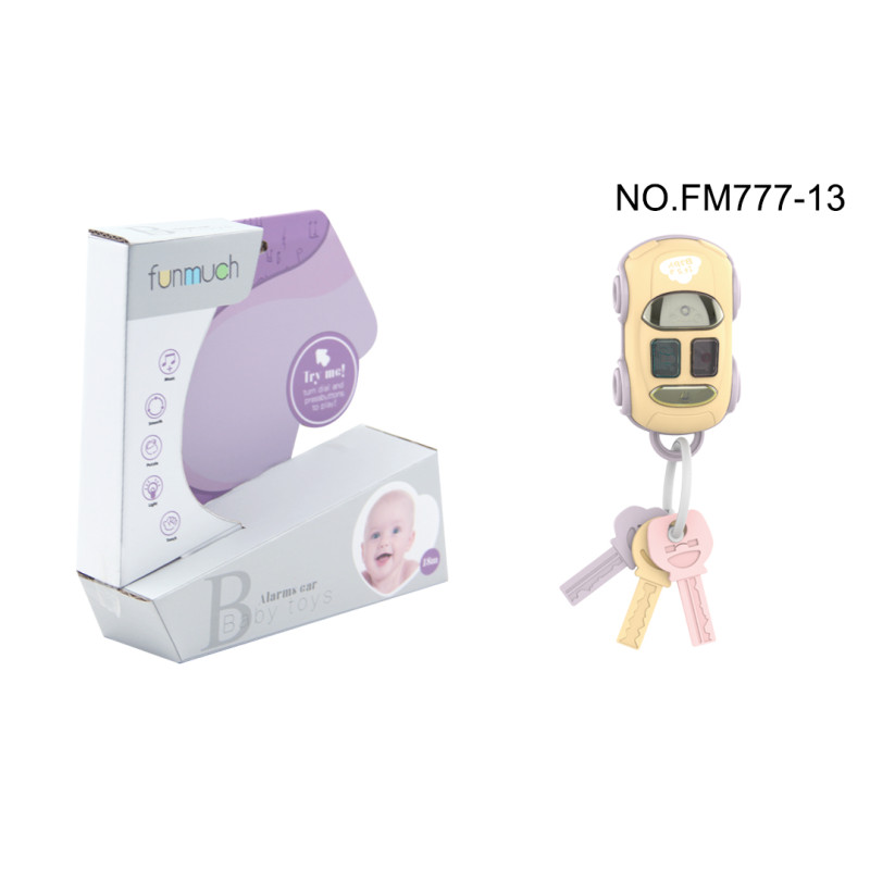 Minkštų raktų rinkinys ir raktų pakabukas su šviesos funkcija jauniausiems