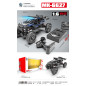 RC vikšrinis automobilis MONSTER Black 1:6