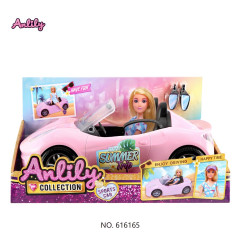 Lėlė Marta su automobiliu ir priedais
