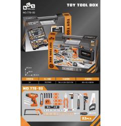 Įrankių rinkinys 33 vnt. + dėklas