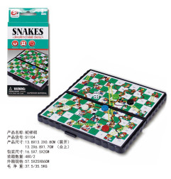 Magnetinis Mini kelioninis stalo žaidimas gyvatės/kopėčios