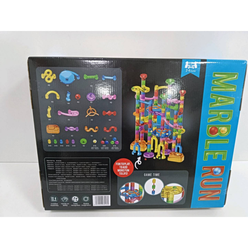 Tamsoje šviečiantis kamuoliukų takelis 150vnt.