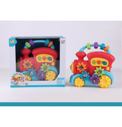 Daugiafunkcinis traukinukas patiems mažiausiems su garso funkcija