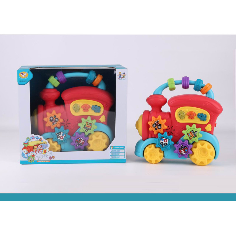 Daugiafunkcinis traukinukas patiems mažiausiems su garso funkcija