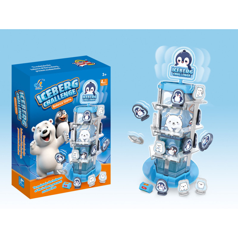 Balanso lokių ir pingvinų arkadinis žaidimas