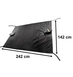 Saulės skydelis automobilio langams atsparus vandeniui