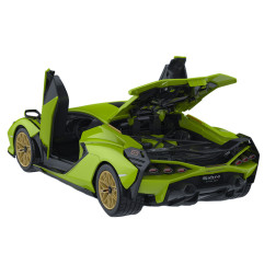 Rastar 97400 Lamborghini Sian nuotolinio valdymo automobilis 1:18 surinkimo rinkinys