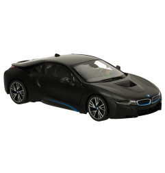 Rastar 71010 BMW i8 nuotolinio valdymo automobilis 1:14, atidaromos durys, juodas