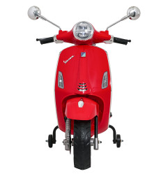 Vaikiškas elektrinis motoroleris Vespa Roma, Raudonas