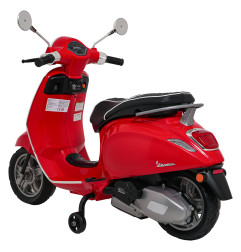 Vaikiškas elektrinis motoroleris Vespa Roma, Raudonas