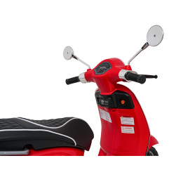 Vaikiškas elektrinis motoroleris Vespa Roma, Raudonas