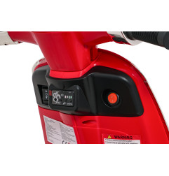 Vaikiškas elektrinis motoroleris Vespa Roma, Raudonas